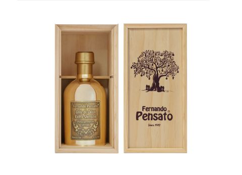 義大利潘薩朵Pensato有機特級初榨橄欖油杜拜限定金瓶款禮盒-250ml