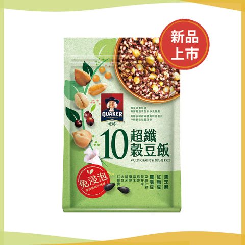 Quaker 桂格 免浸泡10超纖穀豆飯1000gx4