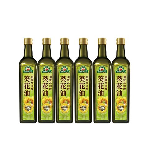 【得意的一天】頂級高油酸葵花油750ml x6瓶