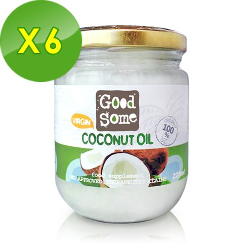 【GoodSome】斯里蘭卡第一道冷壓椰子油(225ml*6入)