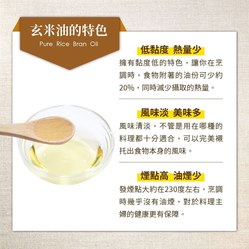 BIOES 囍瑞   萊瑞100%純玄米油 (1000ml )x4