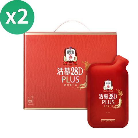 正官庄 活蔘28D PLUS(80mlx30包x2盒)