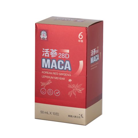 正官庄 活蔘28D MACA(50ml x 10包)