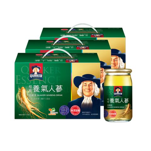 Quaker 桂格 無糖養氣人蔘滋補液(60ml19入)x3盒