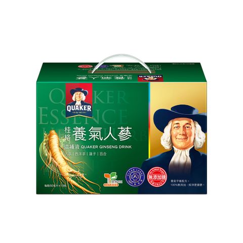 Quaker 桂格 無糖養氣人蔘滋補液(60mlx19入x9盒)