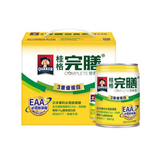 Quaker 桂格 完膳營養素3重優蛋白禮盒(250mlx6入)