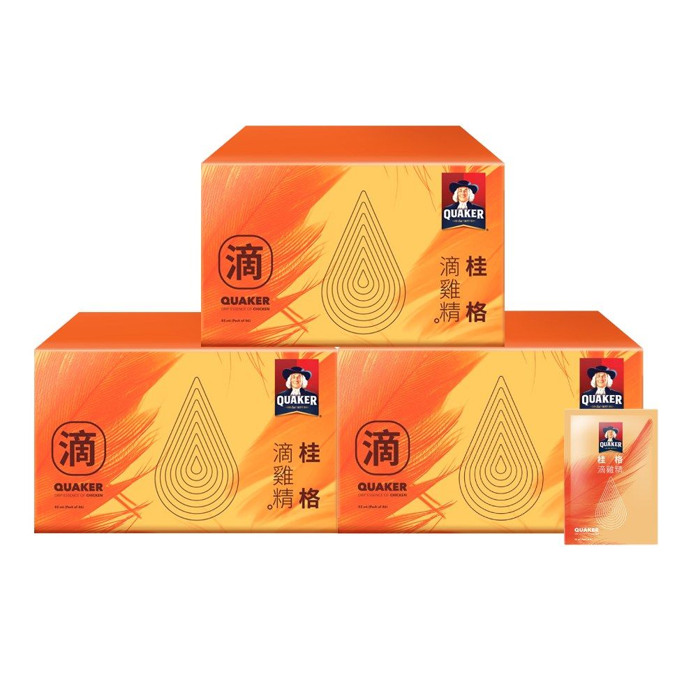 Quaker 桂格 滴雞精(52mlx36包x3盒)環保包裝