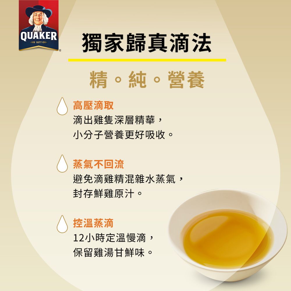 Quaker 桂格 滴雞精(52mlx36包x3盒)環保包裝