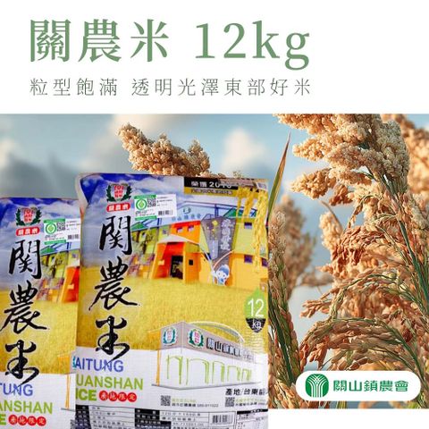 【關山農會】關農米-12kg-包 (1包組)