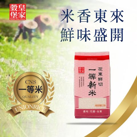 【皇家穀堡】花東鮮切一等新米2KG x5包