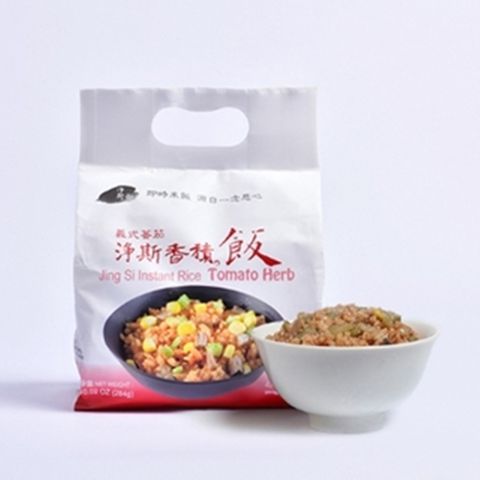 【淨斯】香積飯-義式番茄 284g(4包入) 素食 即食飯/泡飯/快煮飯 慈濟靜思