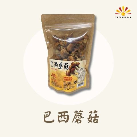 【亞源泉】巴西蘑菇 100g/包 3包組