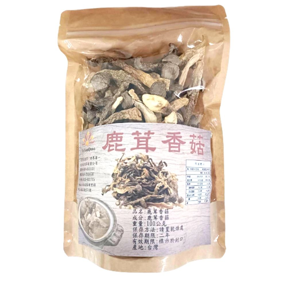  【亞源泉】鹿茸香菇 100g/包 11包組