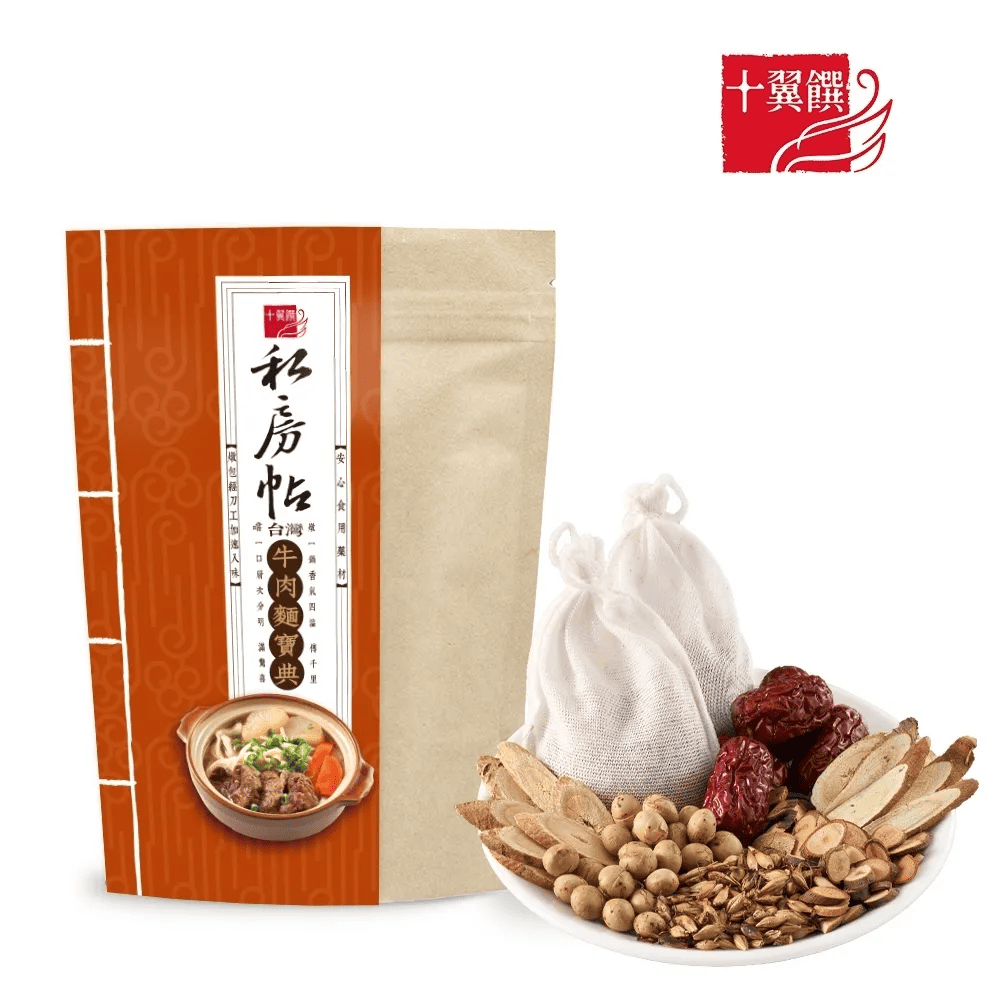 十翼饌 私房帖 台灣牛肉麵寶典 15gx4包/袋(湯底/高湯/牛肉湯/牛肉麵/燉包)