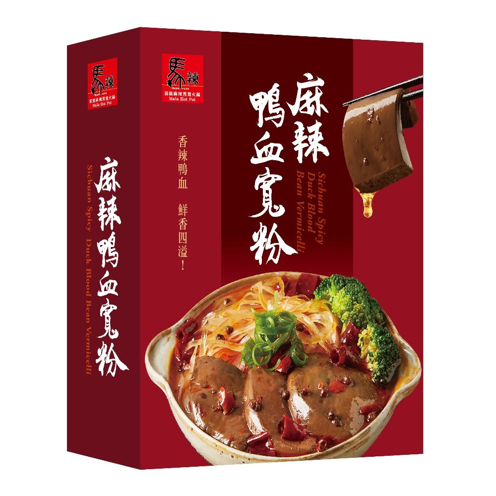  【馬辣】麻辣鴨血寬粉460g X20盒