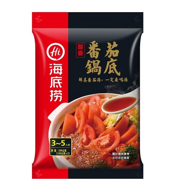 海底撈 【火鍋湯底 台灣合格版】番茄鍋底(200g) 3~5人份