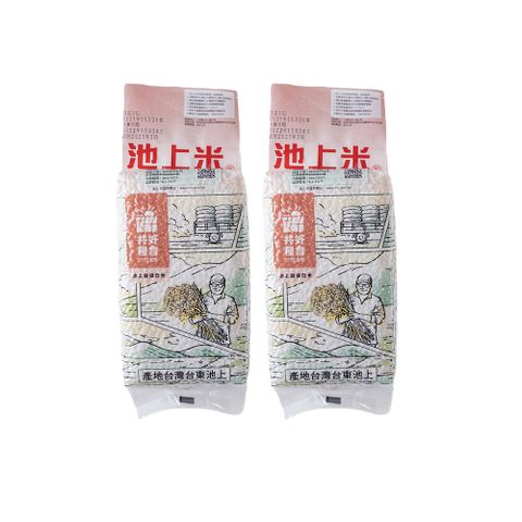 池上嚴選白米 600g  2入組