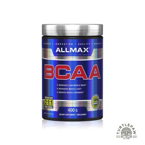 【加拿大ALLMAX】奧美仕BCAA支鏈胺基酸粉末1瓶 (400公克)