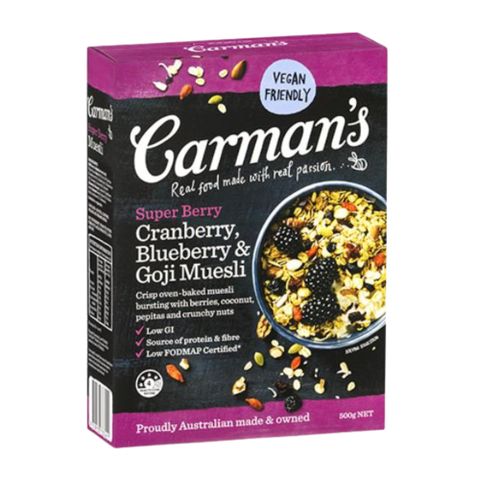 [澳洲 Carman’s] 綜合莓果穀物燕麥片 (500g/盒)