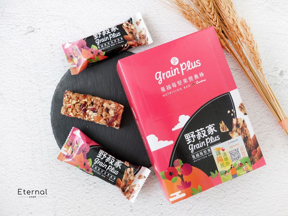 Eternal野叔 野家  gran Plus蔓越莓堅果營養棒NUTRITION R 野菽家 Plus蔓越莓堅果NUTRITION BA i