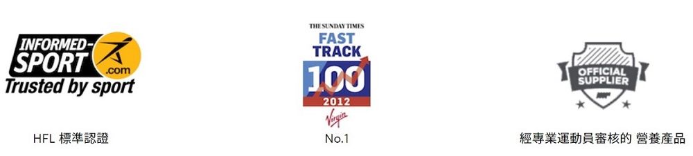 INFORMEDSPORT.comTrusted by sportTHE SUNDAY TIMESFASTTRACK1002012HFL 標準認證No.1OFFICIALSUPPLIER經專業運動員審核的 產品