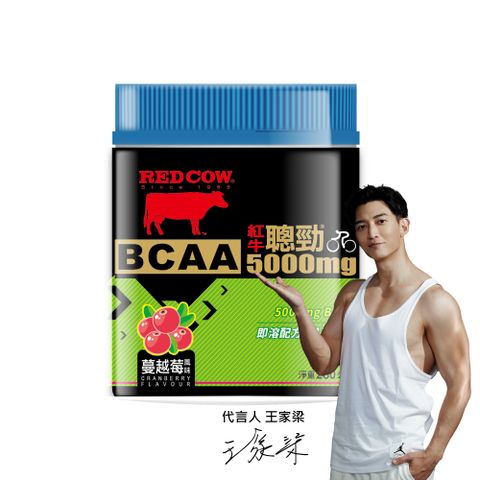 高含量BCAA【紅牛】聰勁BCAA - (蔓越莓口味) 260g 罐裝