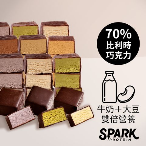 Spark Bite - 優質蛋白巧克派8入/盒(多口味可選）