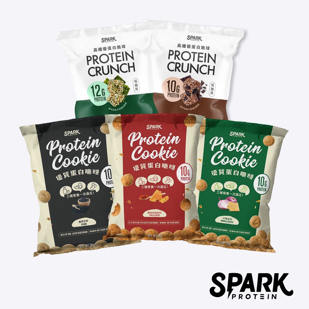 Spark Protein 星睿食品 優蛋白脆餅/脆球10入多口味