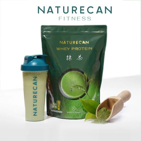 【Naturecan Fitness】WPC乳清蛋白粉-抹茶口味 (900g/包)