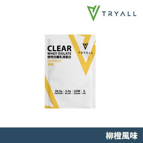 Tryall | 透明分離乳清-柳橙 (25g/包)