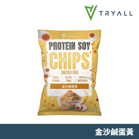 Tryall | 大豆蛋白酥脆脆-金沙鹹蛋黃 (30g/包)