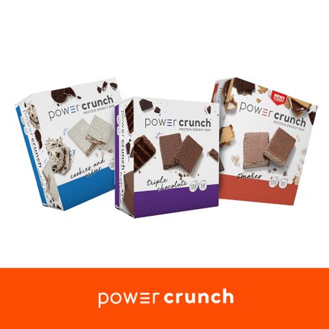 美國 Power Crunch 乳清蛋白酥脆棒 Original Protein Energy Bar 1盒12入