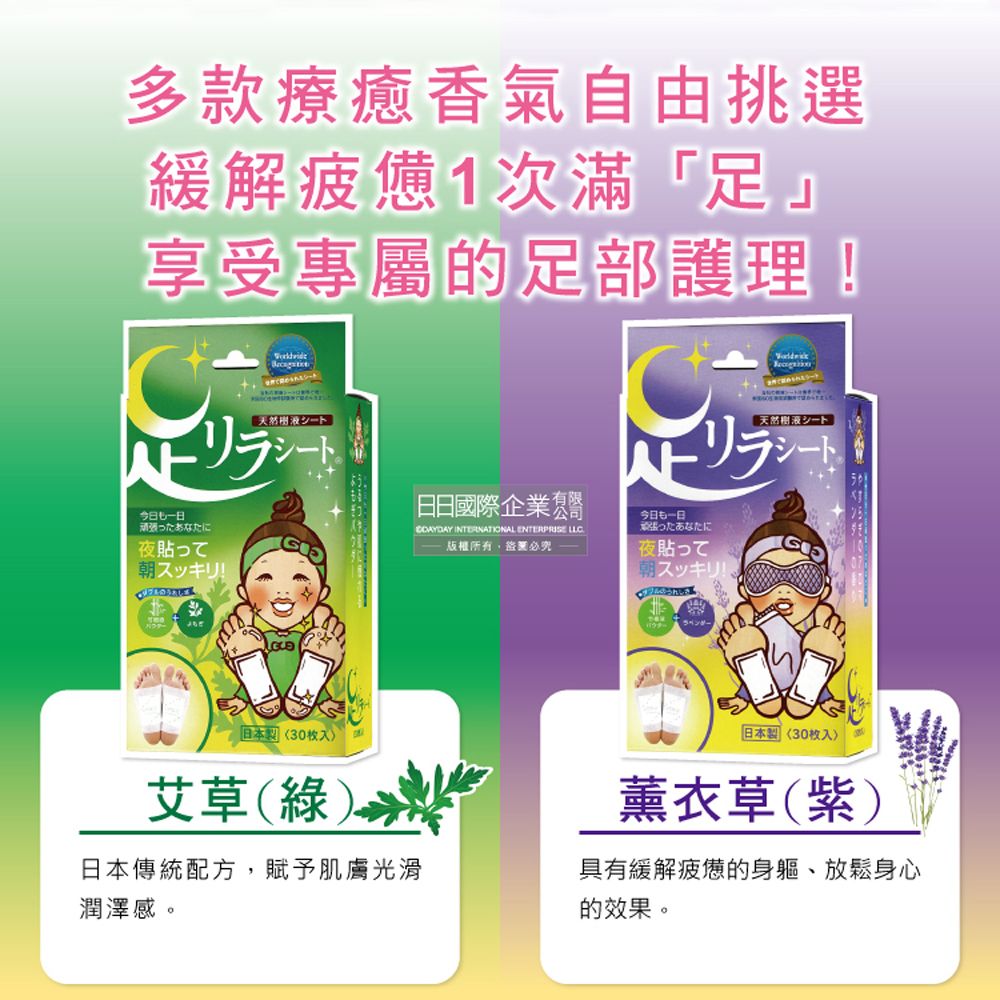 樹之惠本舖 (2盒任選超值組)日本竹樹液草本植萃足部輕盈舒緩貼布30入/盒