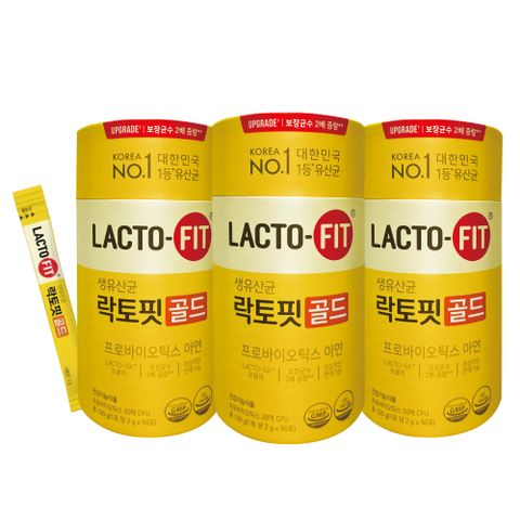 LACTO-FIT GOLD升級版 益生菌 大童及成人款-3入組(共150包)