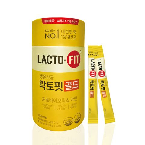 韓國鍾根堂 LACTO-FIT GOLD升級版 益生菌 大童及成人款-1入組(共50包)