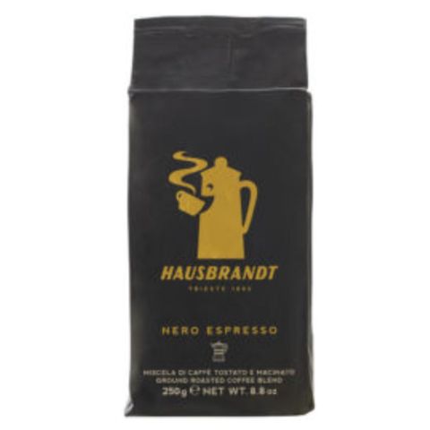 ★128年歷史是義大利咖啡界的頂級商用咖啡★HAUSBRANDT NERO咖啡粉250g(包)