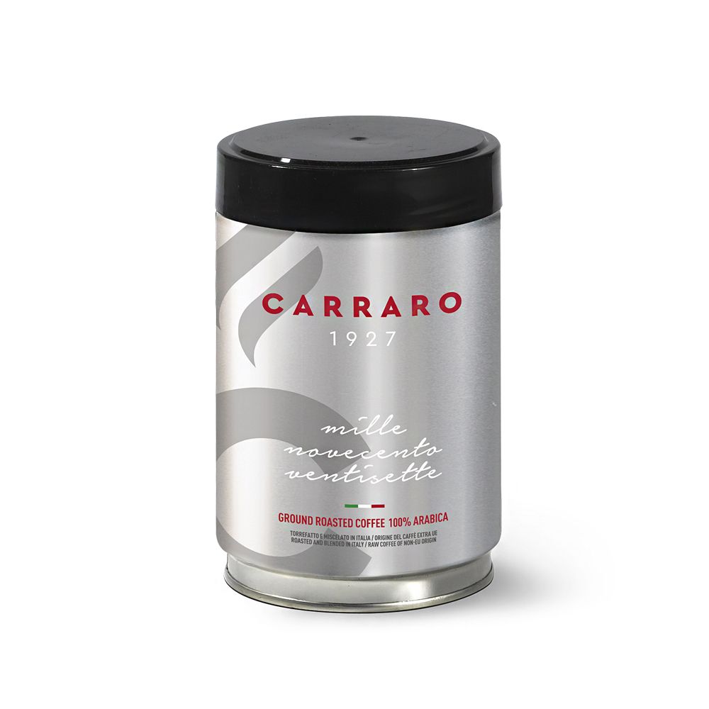  【Carraro】義大利 1927 專業義式 罐裝研磨咖啡粉 (250g)中焙