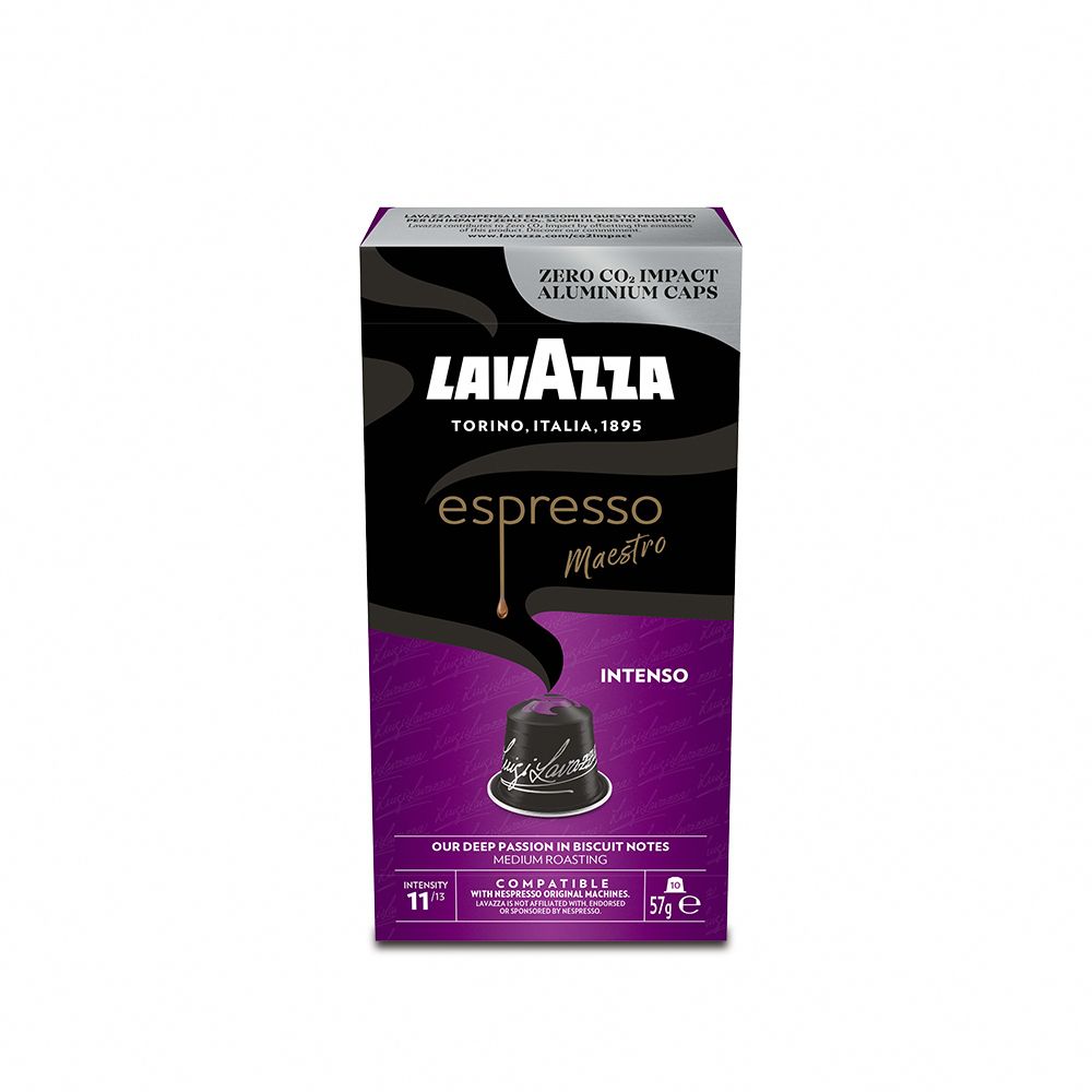  LAVAZZA-NCC鋁製咖啡膠囊11_Intenso(10入*57g/盒;適用於Nespresso膠囊機)