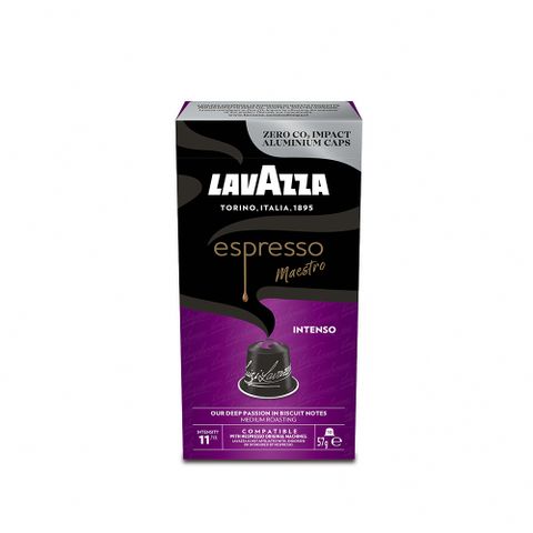 LAVAZZA-NCC鋁製咖啡膠囊11_Intenso(10入*57g/盒;適用於Nespresso膠囊機)