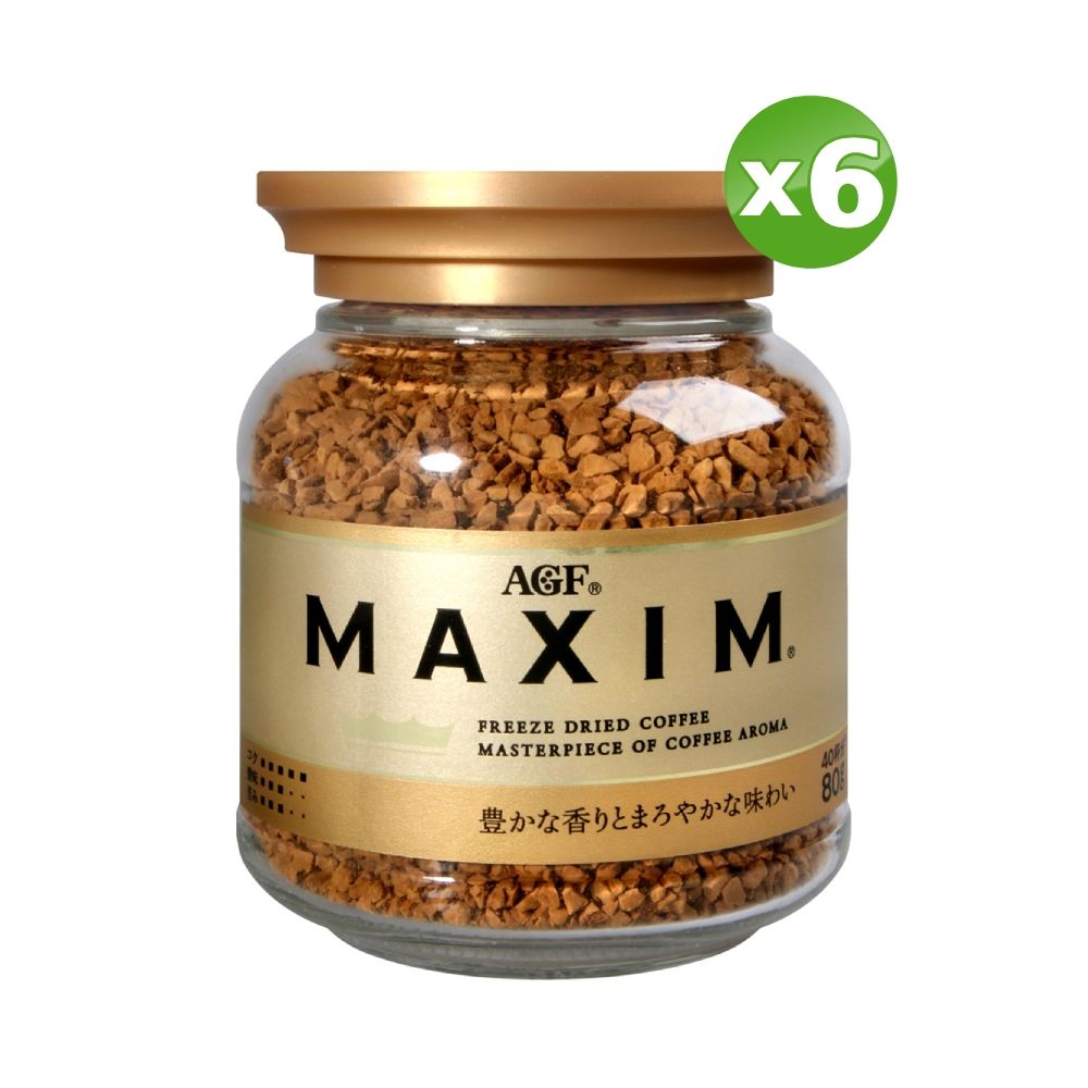 AGF  箴言金咖啡x6罐 (80g/罐)