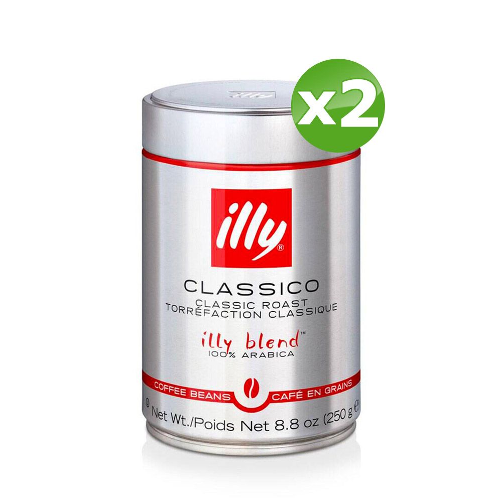 ILLY 經典中焙咖啡豆250gx2罐