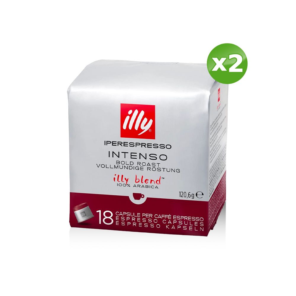 ILLY 經典產地豆深焙咖啡膠囊18入x2袋