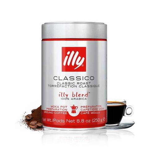 ILLY 摩卡壺專用經典中焙咖啡粉250g