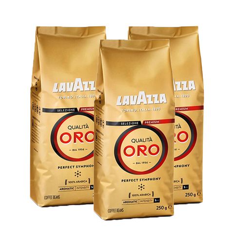 LAVAZZA Qualita-ORO金牌咖啡豆250gx3包