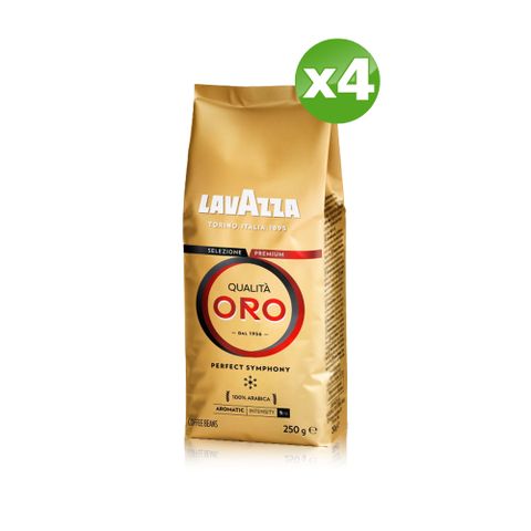 【LAVAZZA】ORO金牌咖啡豆250gx4