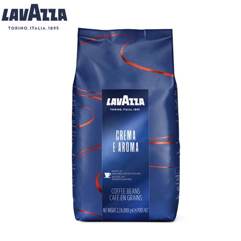 微酸中帶有獨特的核果香氣義大利 LAVAZZA Crema E Aroma咖啡豆-1000g