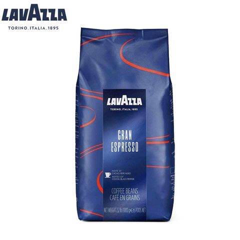 追求豐富而均衡的義大利濃縮咖啡風味義大利 LAVAZZA GRAN ESPRESSO重味咖啡豆(1000g)