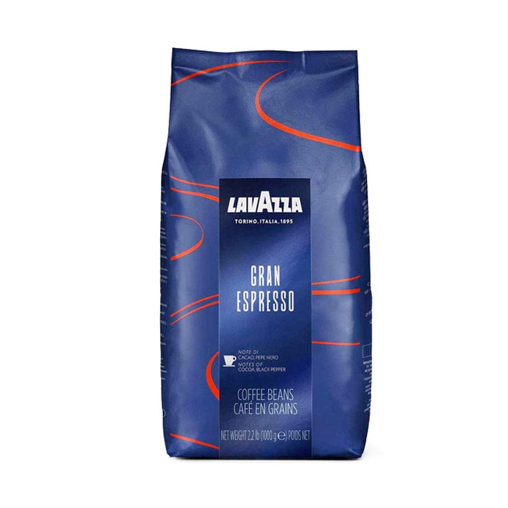 LAVAZZA  Gran Espresso 濃烈義式咖啡豆 (1000g)  果味與花香混合黑巧克力風味