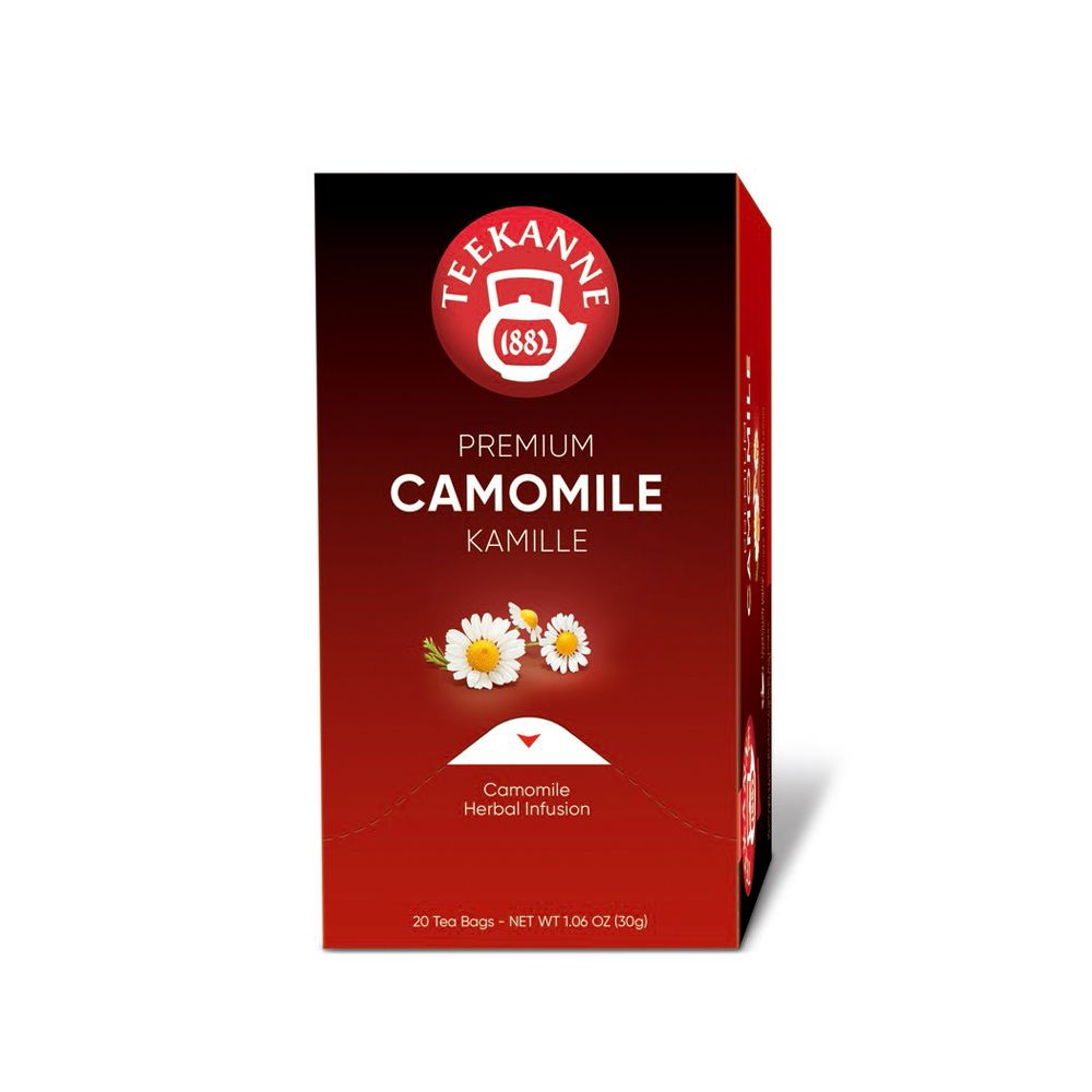 TEEKANNE 【 恬康樂】Premium Camomile 洋甘菊草本茶 (1.5g x 20包/ 盒)無咖啡因