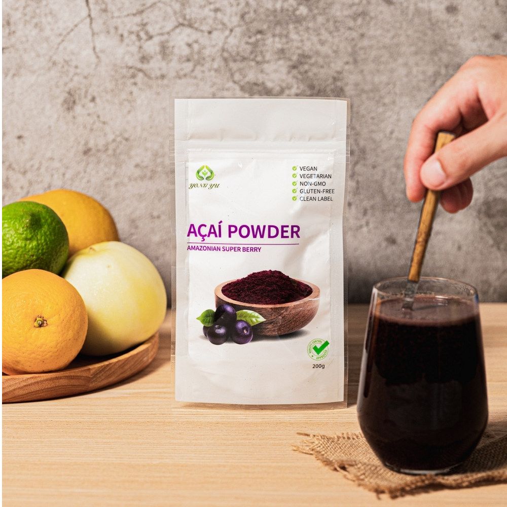 YONGYU 擁宇 巴西莓粉 Acai Powder 可沖飲 烘焙 果蔬粉 水果代餐奶昔粉 阿薩伊漿果粉